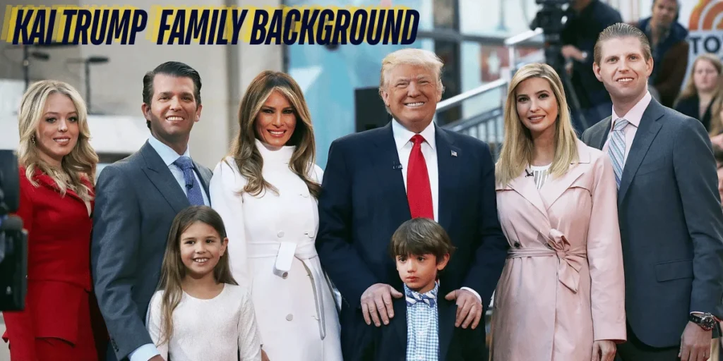 This emage showing a Kai Trump Family Background